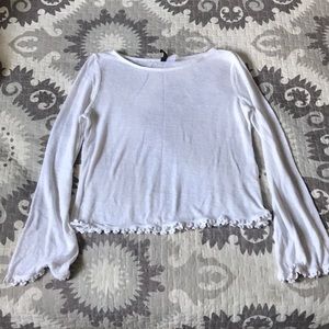 White long sleeve shirt